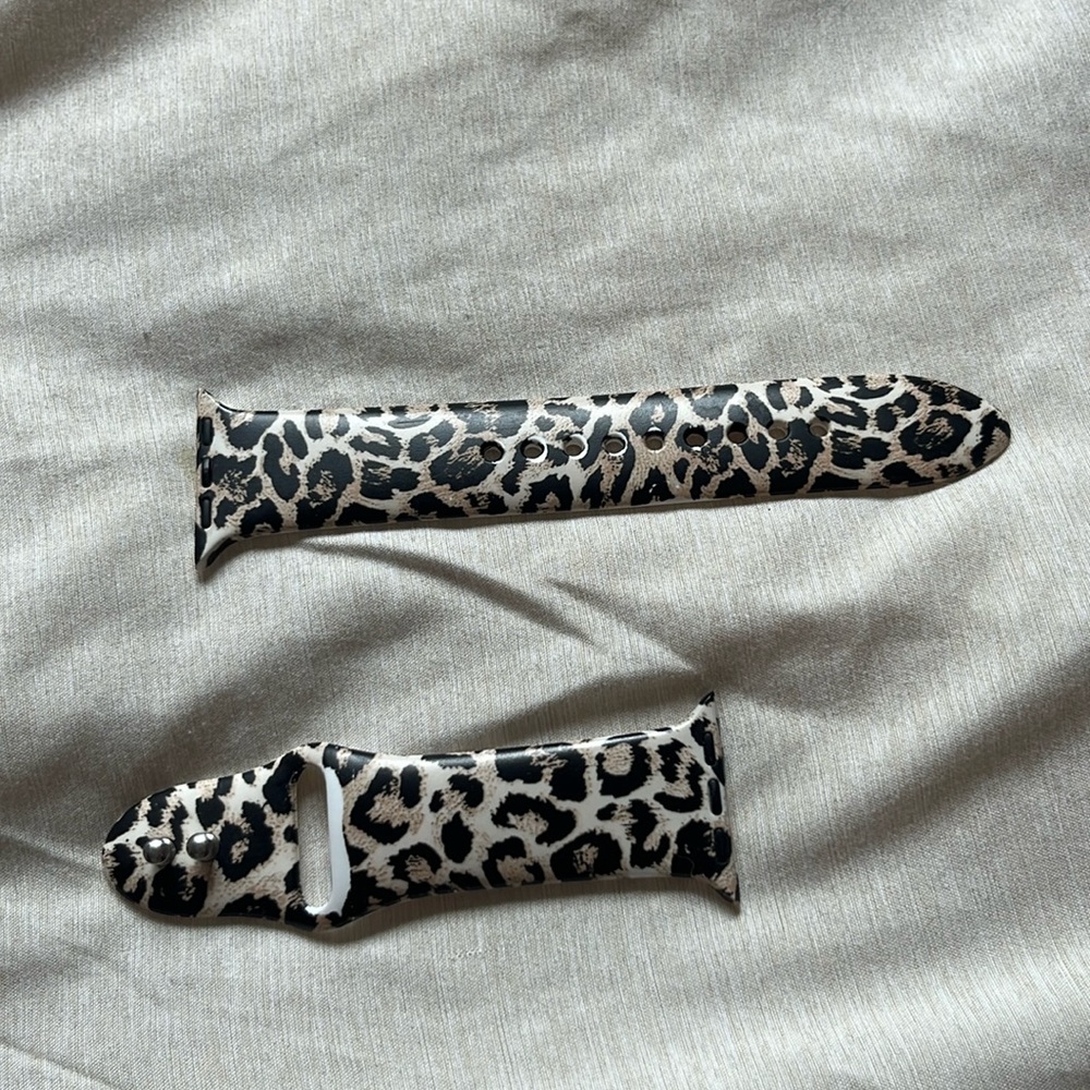 Cheeta Print Apple Watch Band